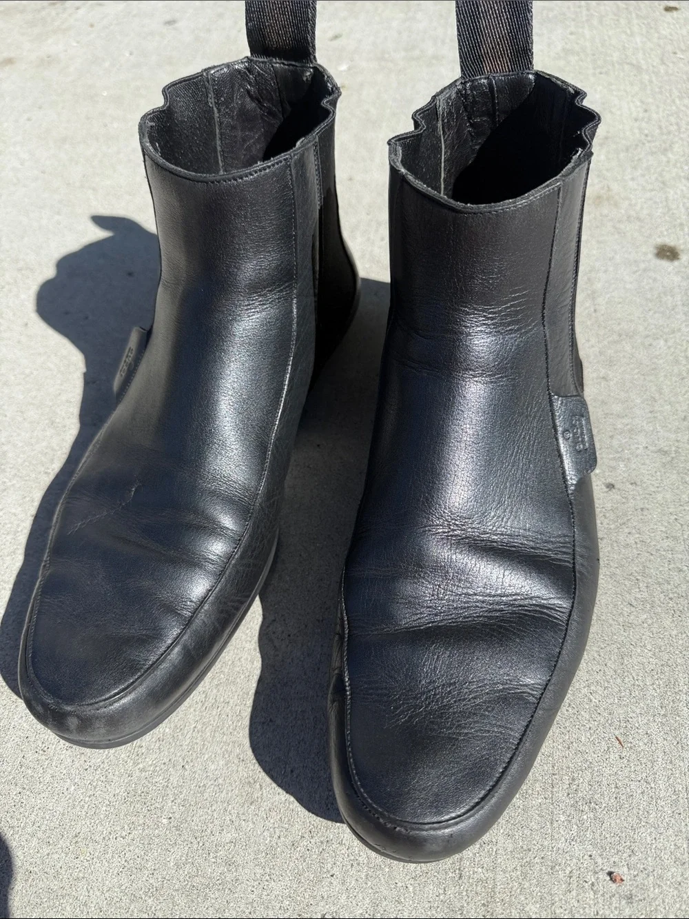 Gucci Black Leather Boots